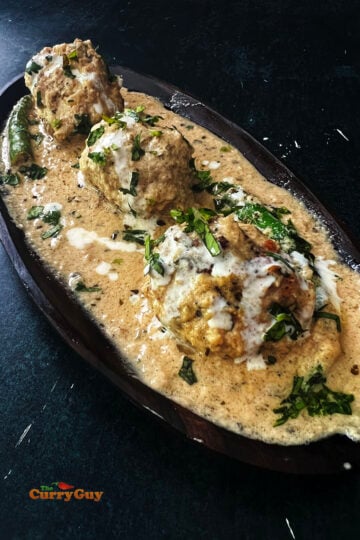 White shahi chicken korma