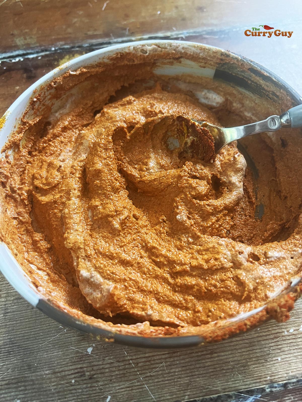 Second marinade blended and ready for the chicken.