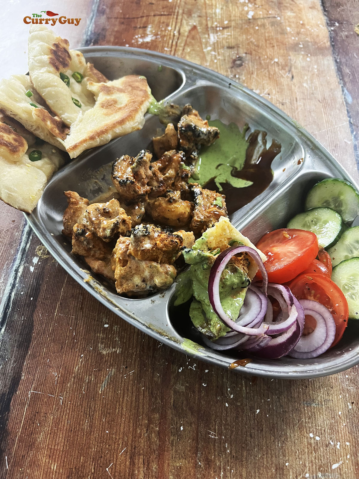 Grilled butter chicken