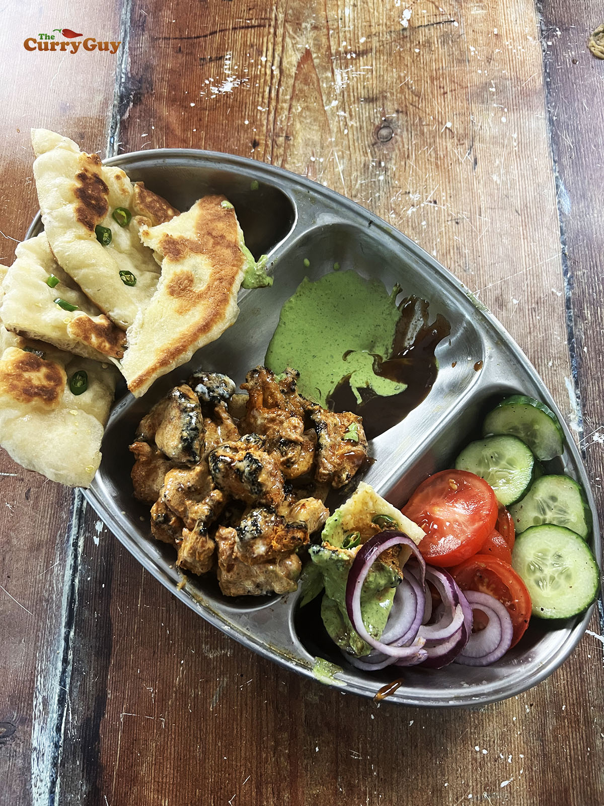 Grilled butter chicken