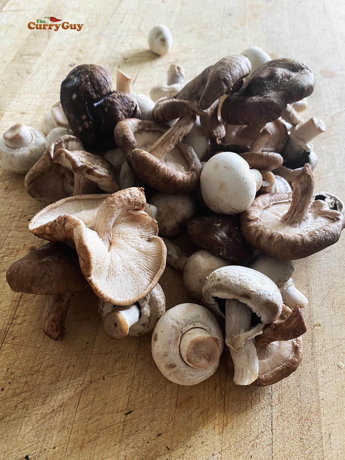 Mushrooms for the filling. 