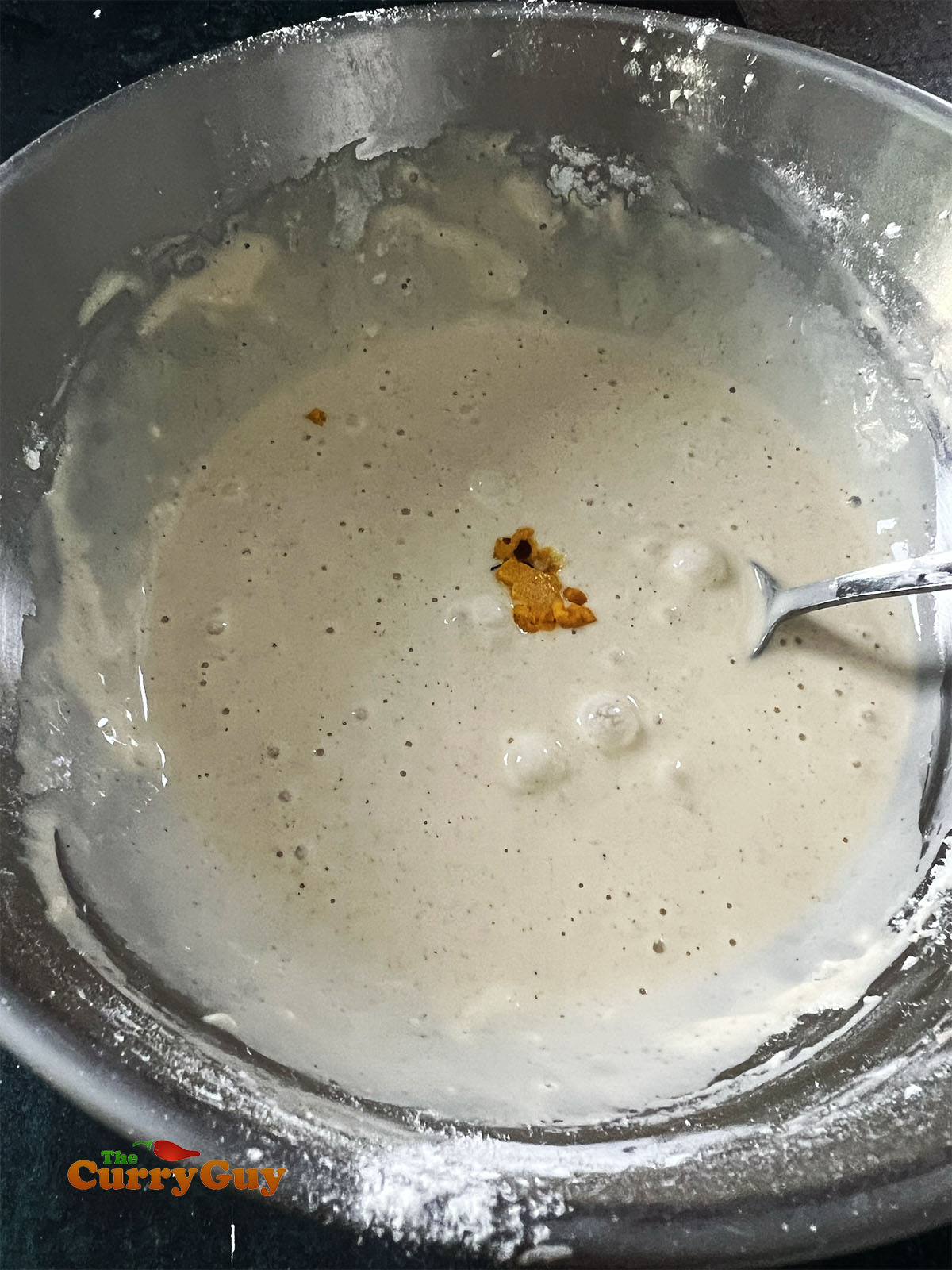 The batter for the chicken