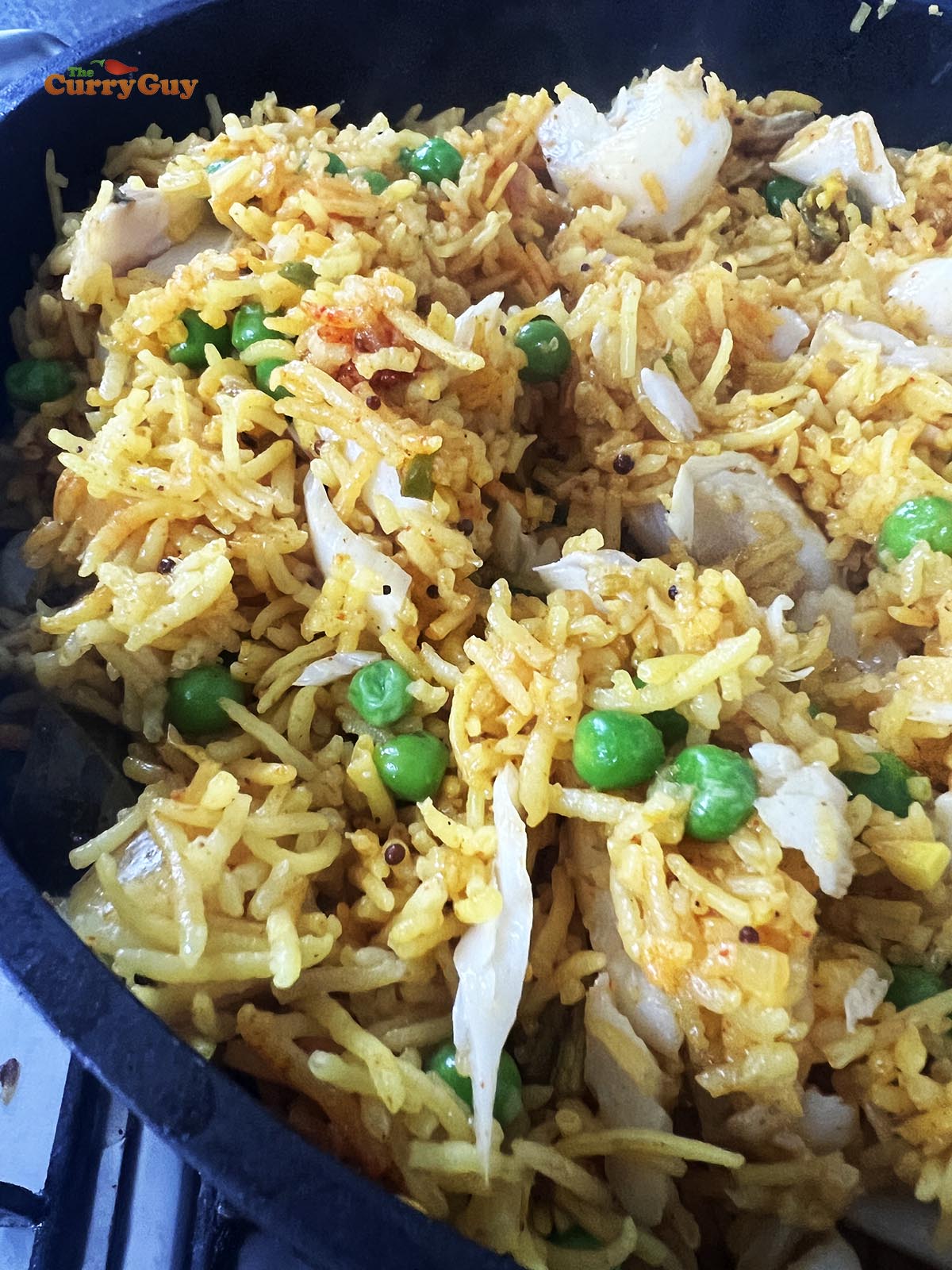 Finished kedgeree recipe