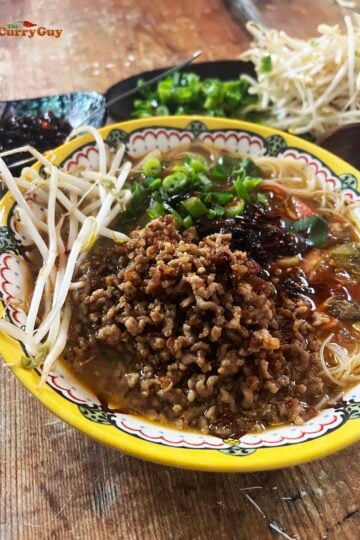 Chinese pork noodle soup