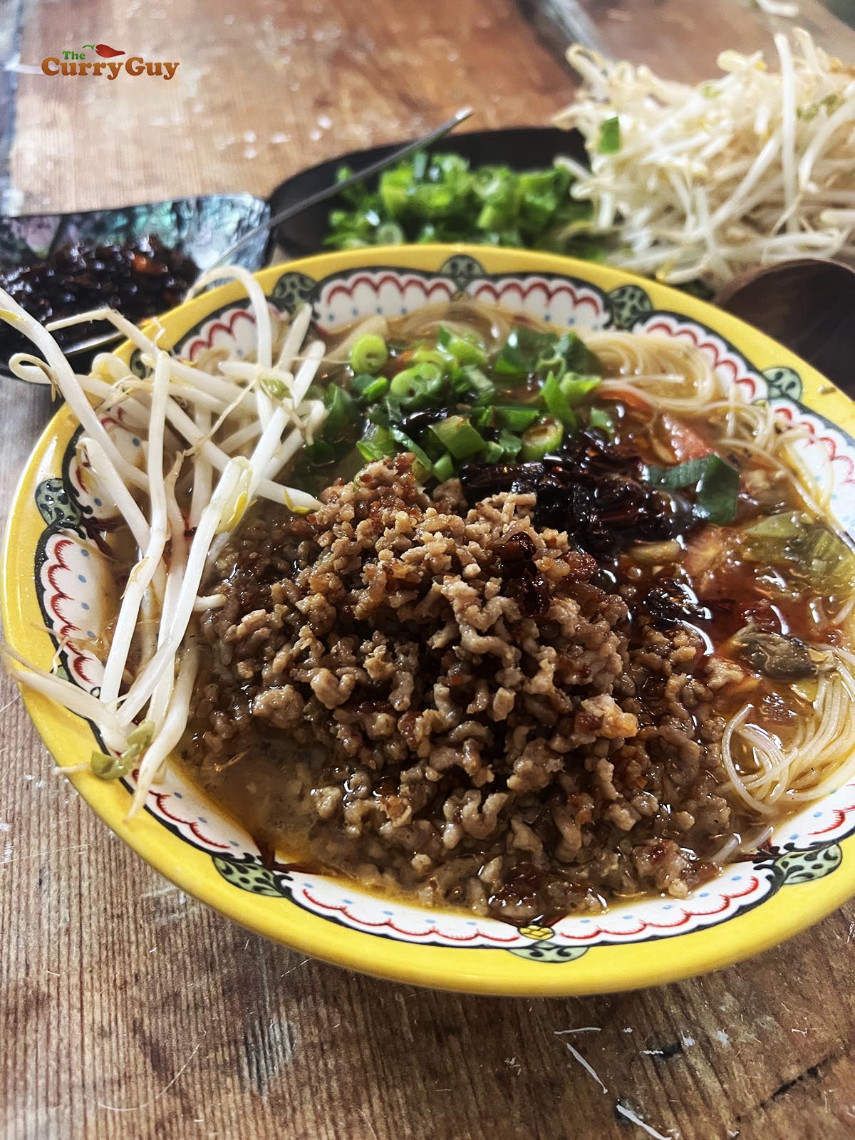 Chinese pork noodle soup
