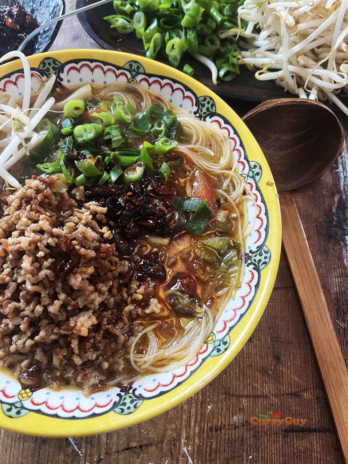 Chinese pork noodle soup