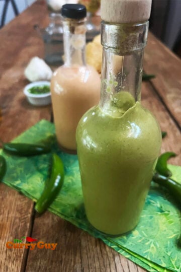 Serrano hot sauce