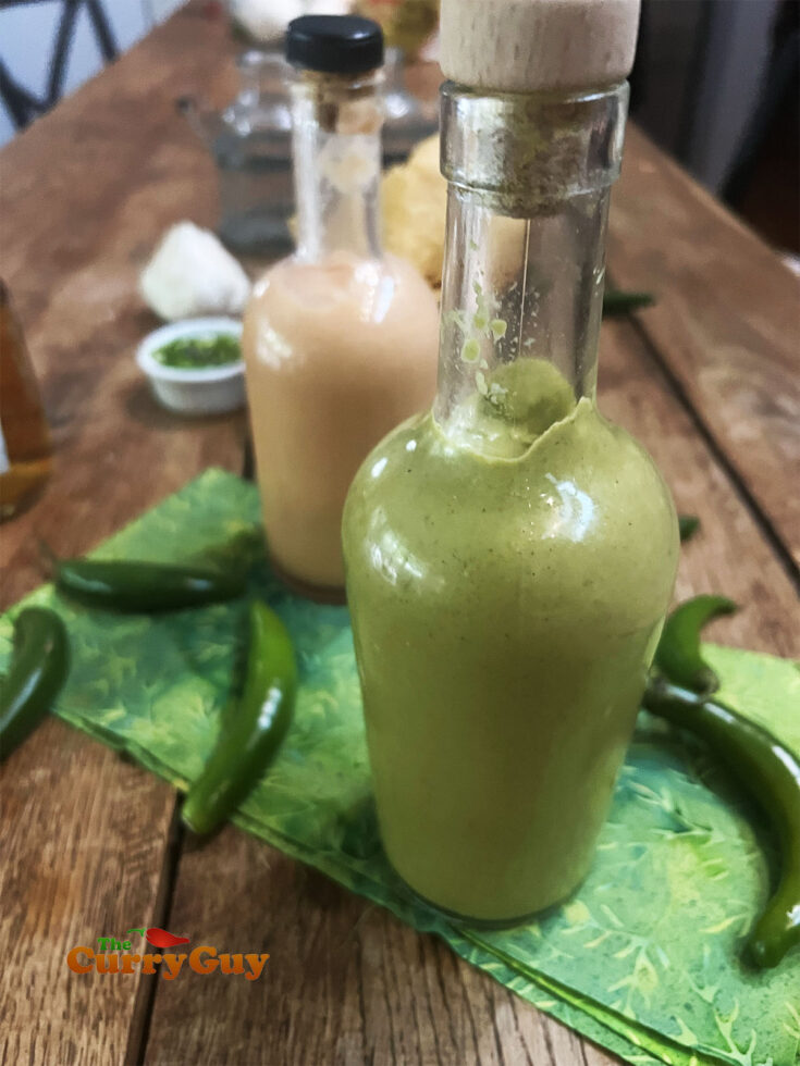 Serrano hot sauce