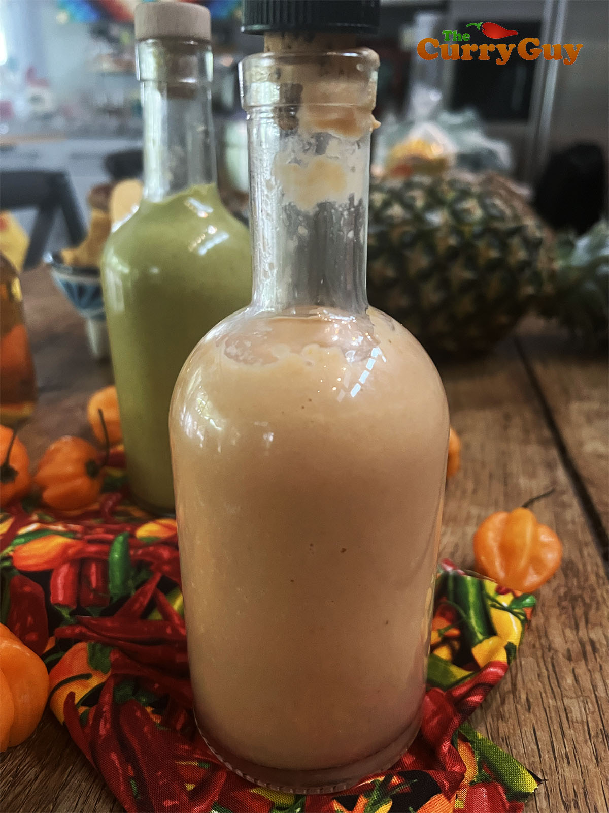Bottled hot sauce