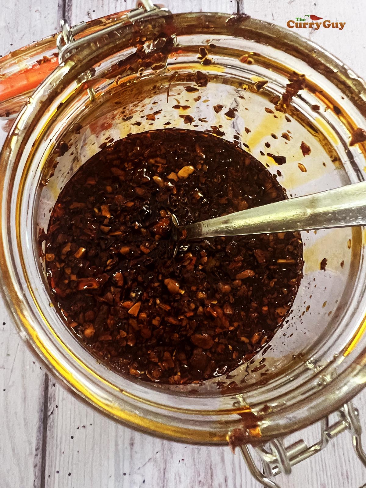 Crispy chili oil.