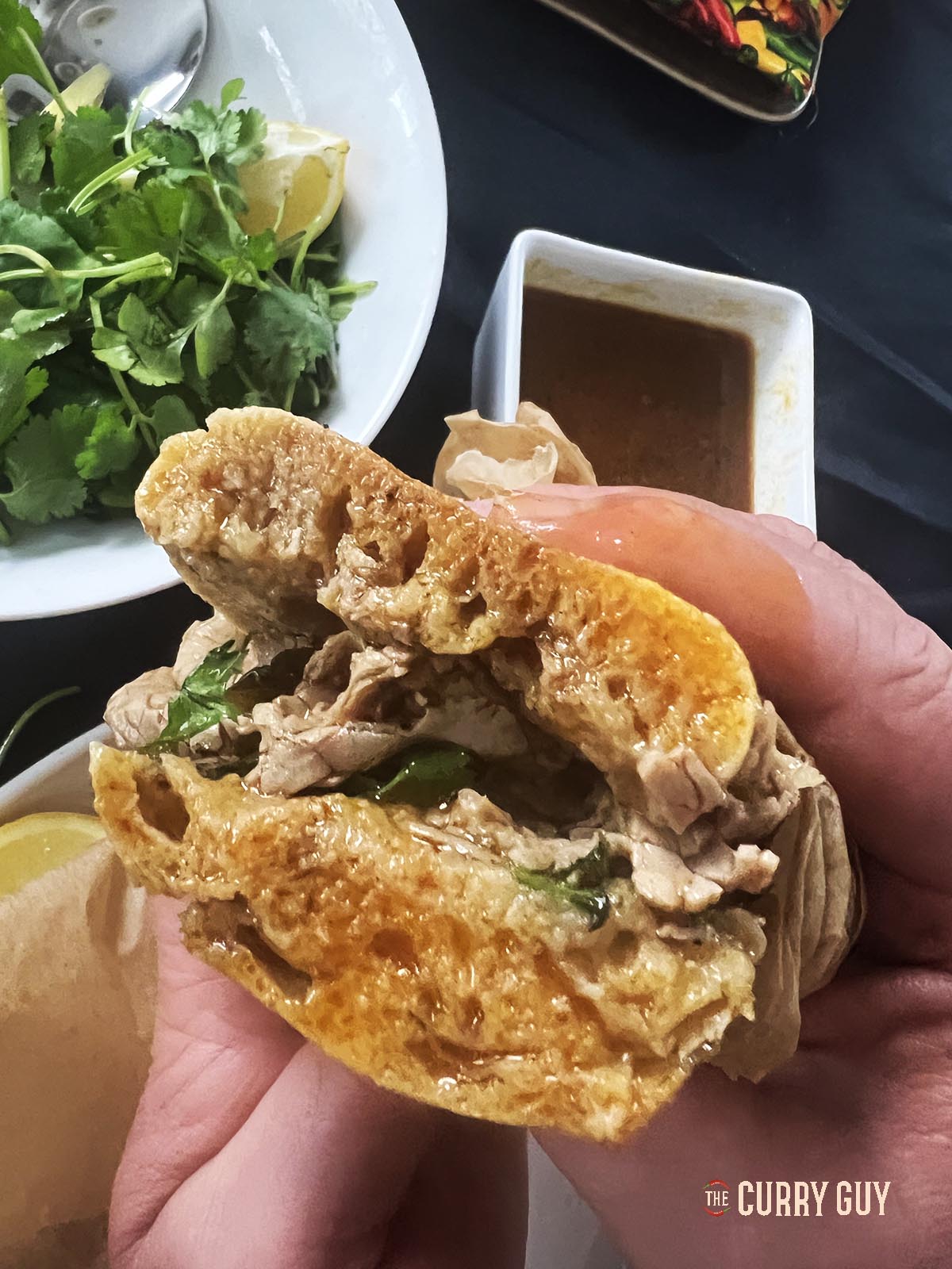 Beef nihari sandwich