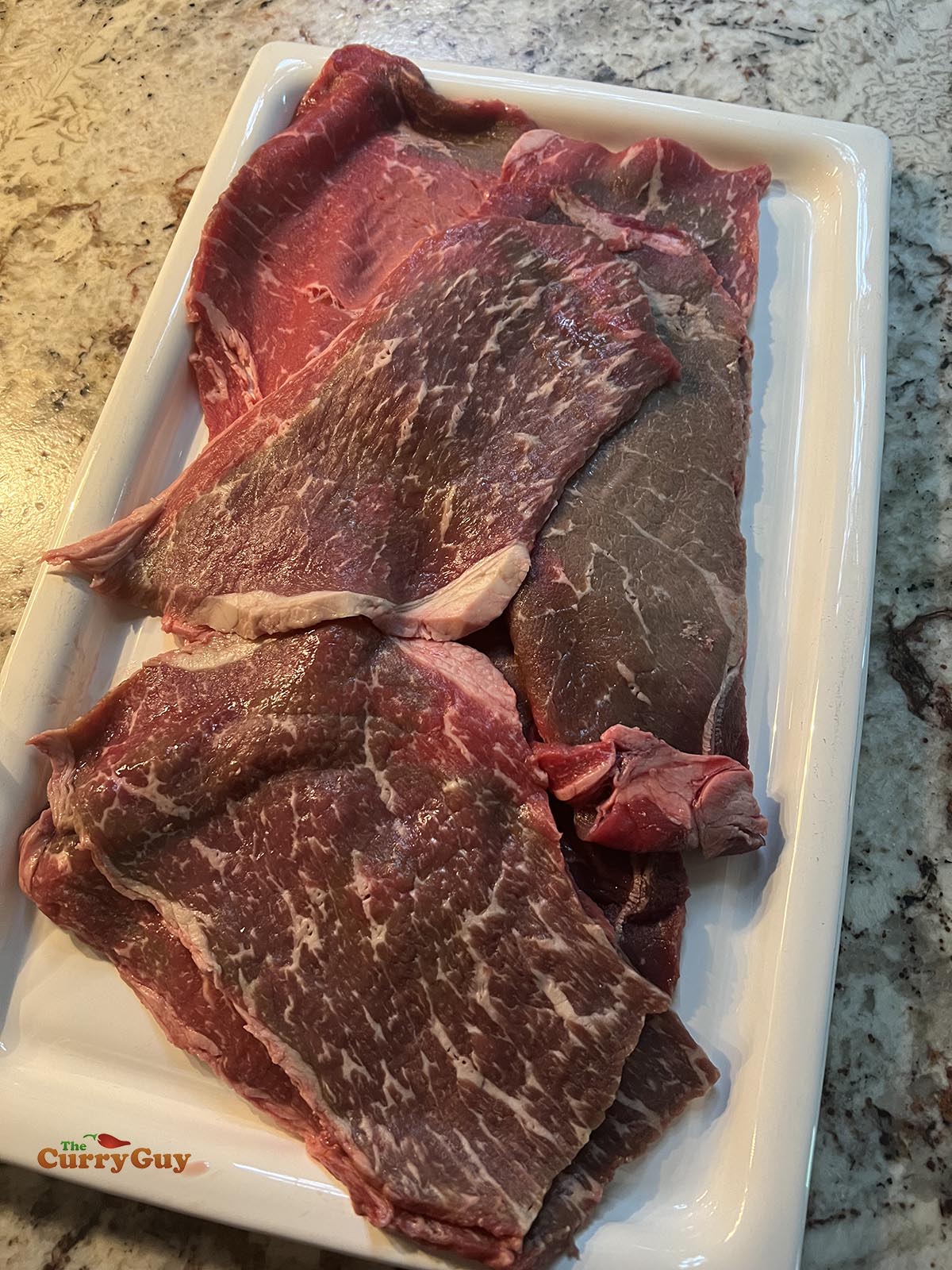 Steaks ready to make steak tacos.