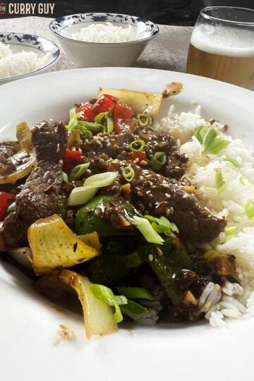 beef in black bean sauce