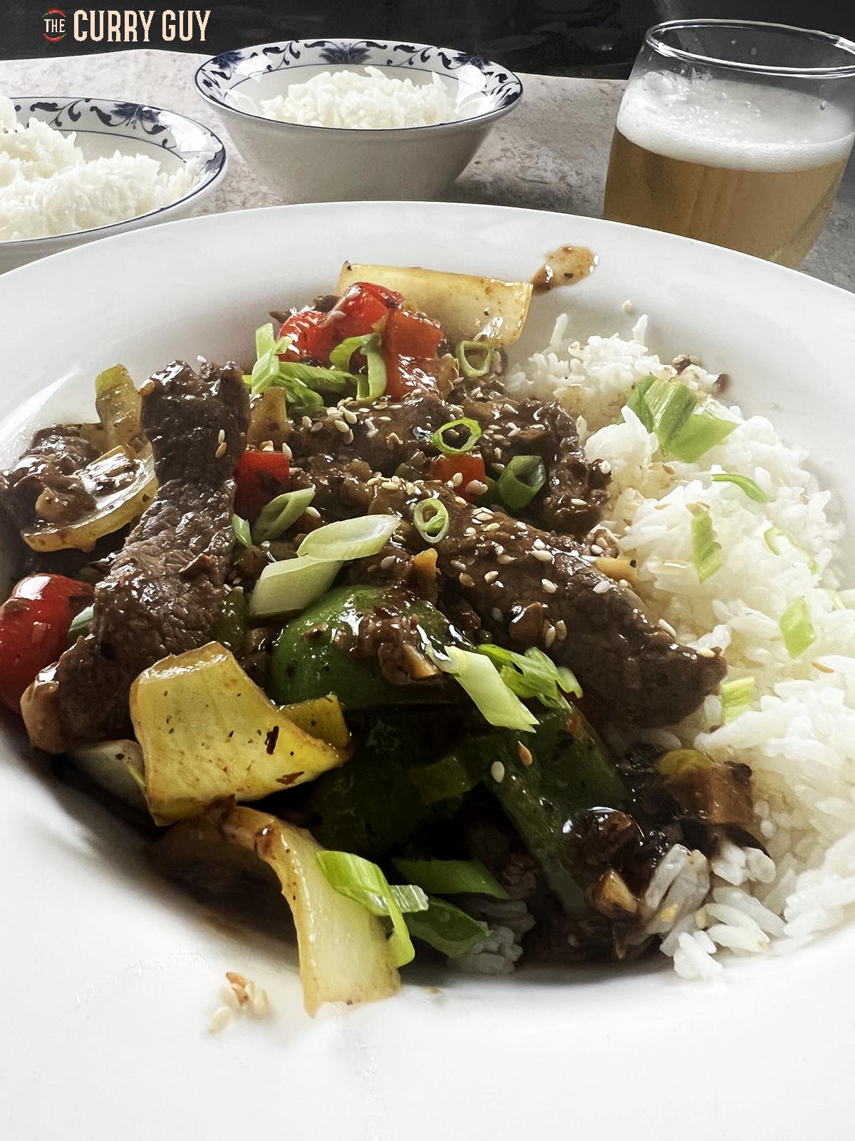 beef in black bean sauce