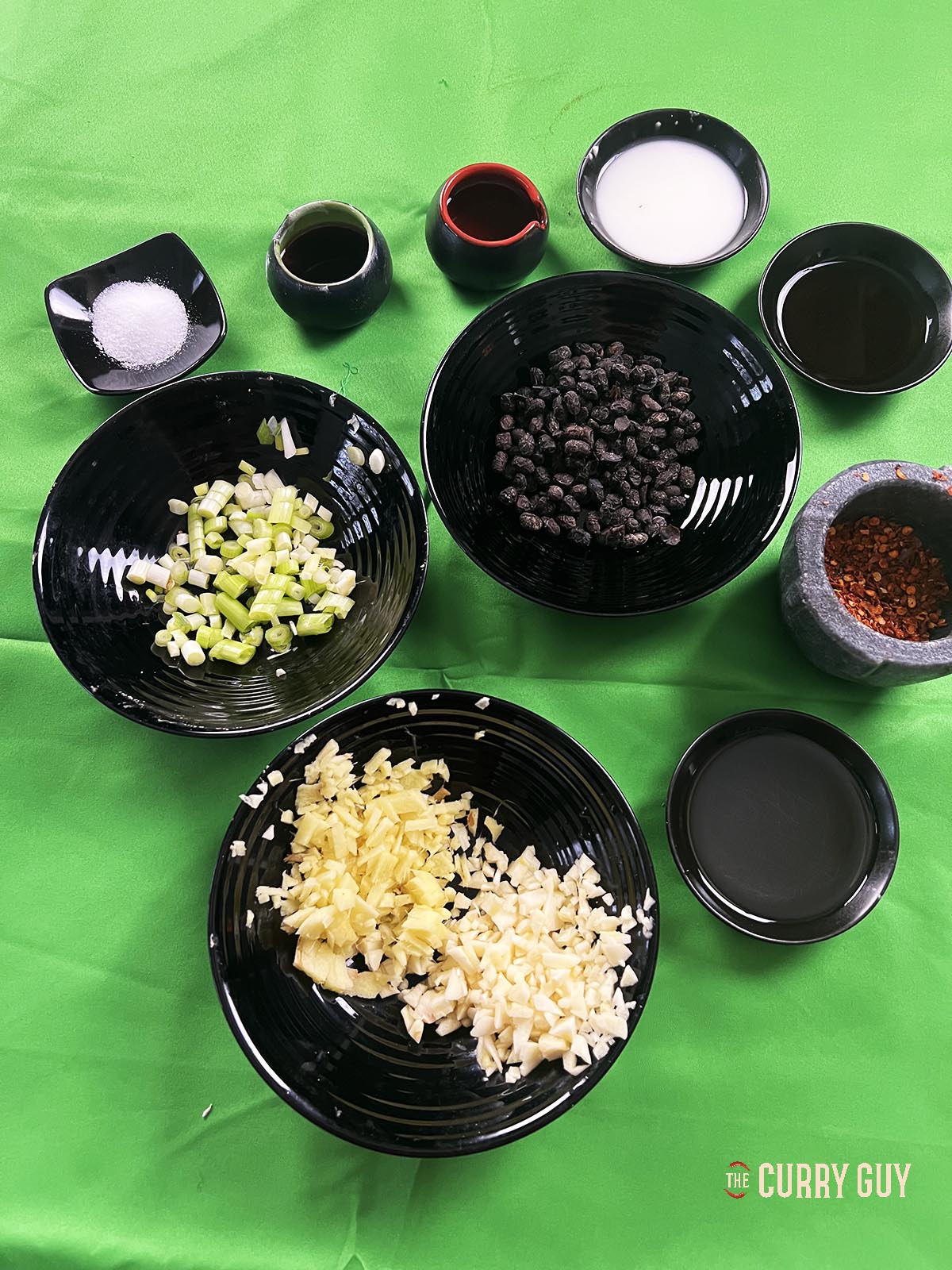 Ingredients for the sauce.