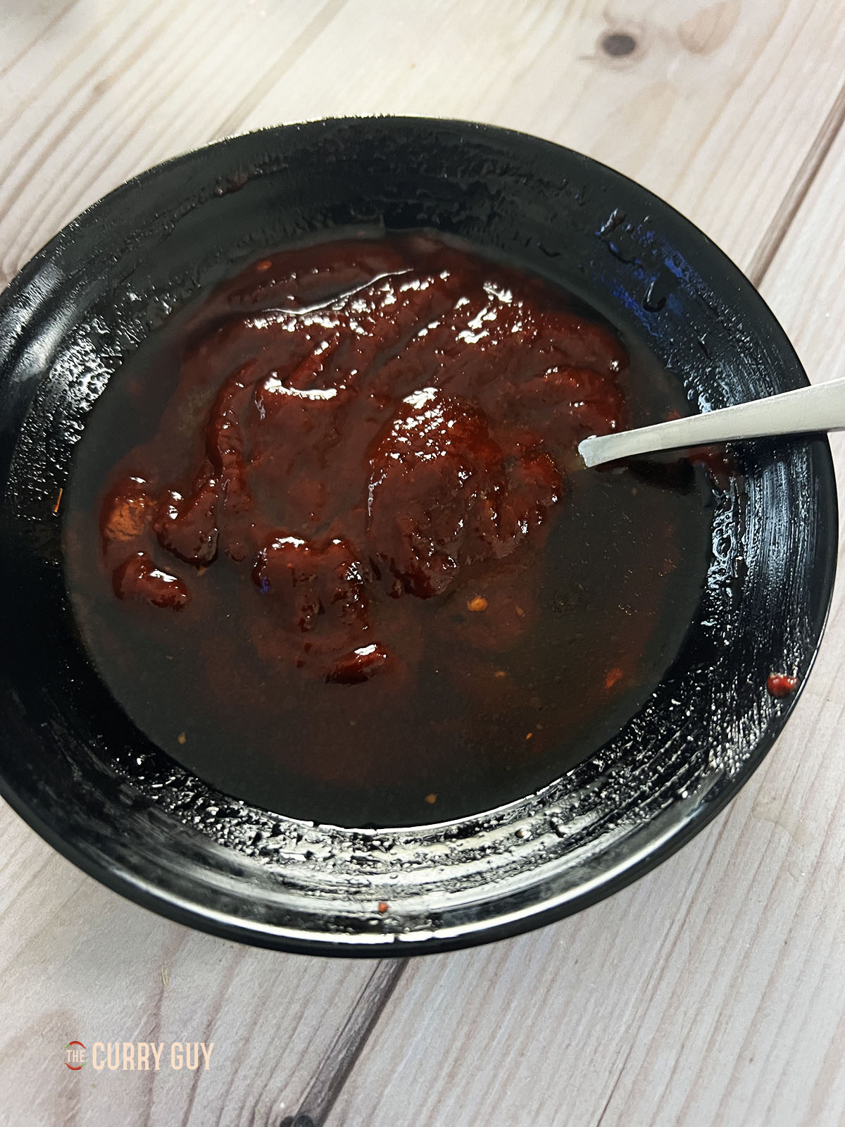 The mixed gochujang paste