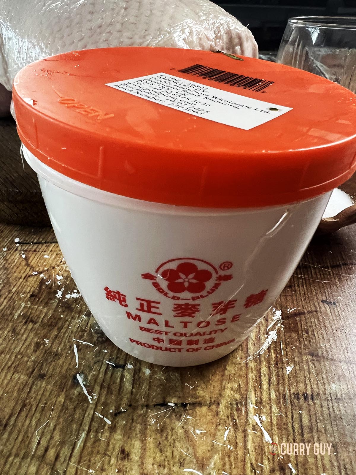 A maltose container.