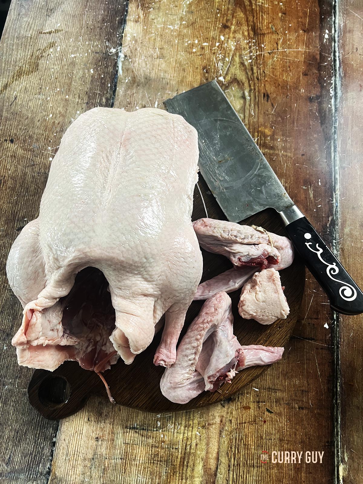 Duck with parsons nose and wings removed.