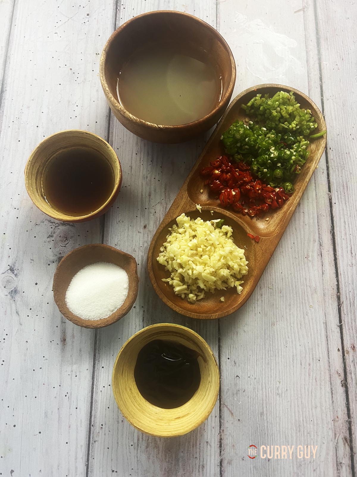 Ingredients for the sauce