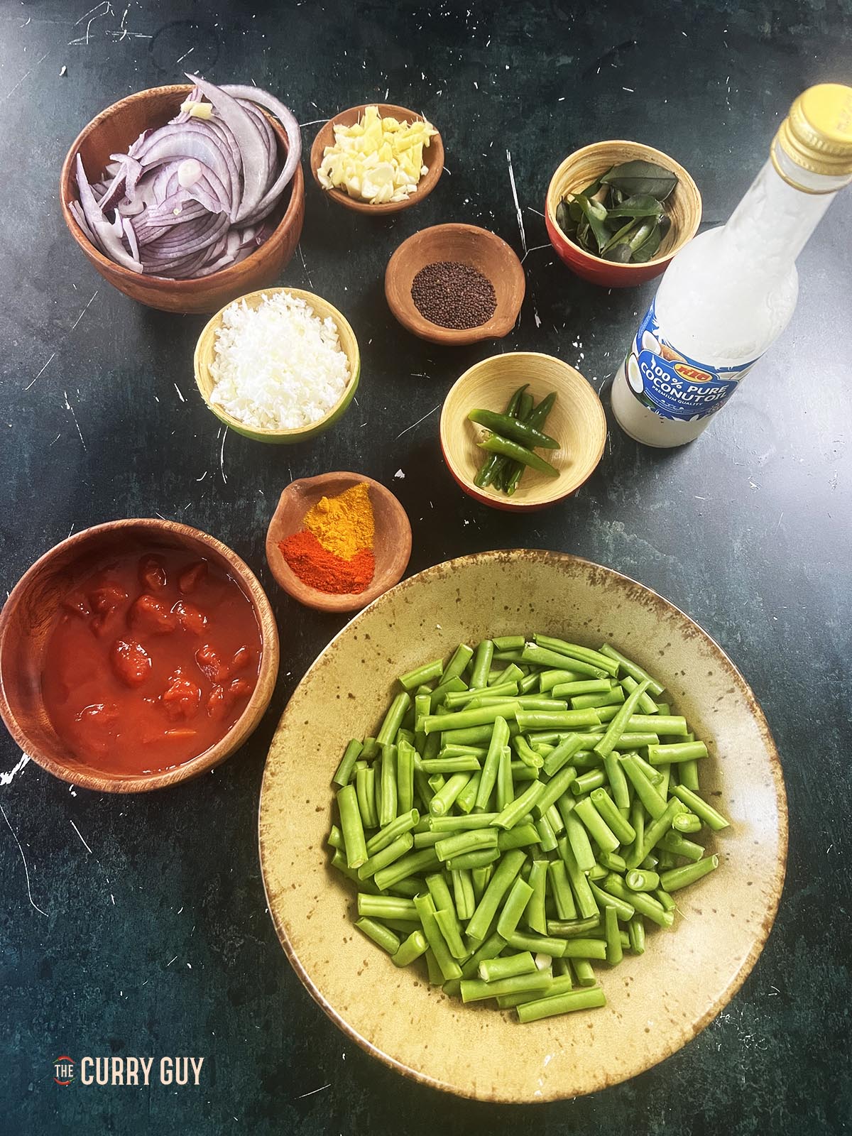 Ingredients for the thoran