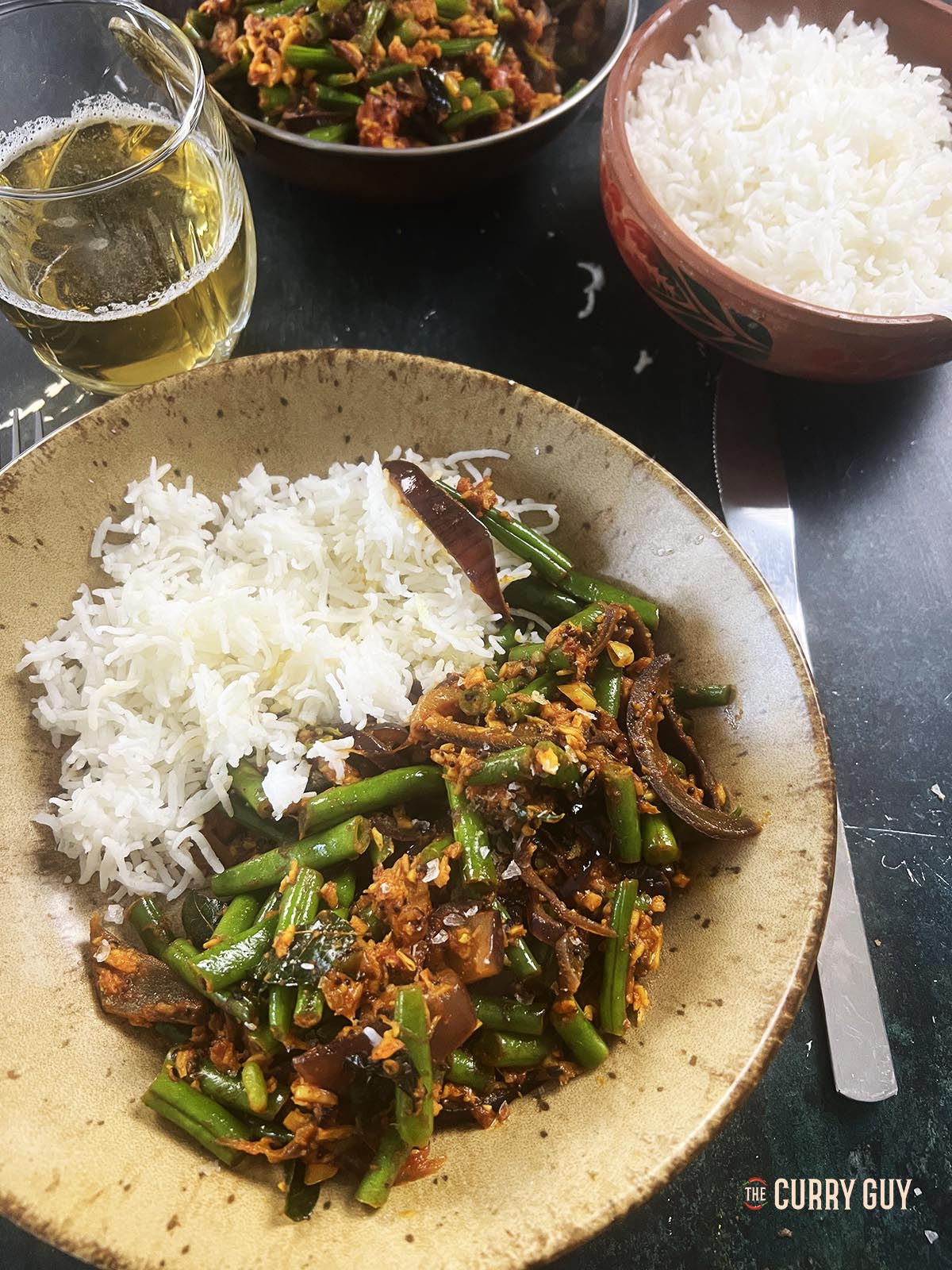 Green beans curry south Indian style