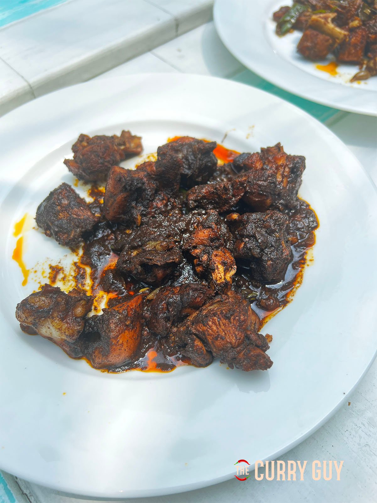 Sri Lankan black chicken curry