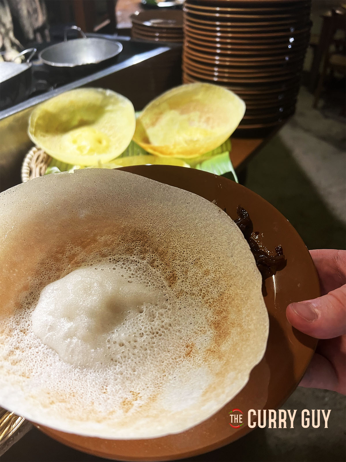 Homemade hoppers using this hopper recipe.