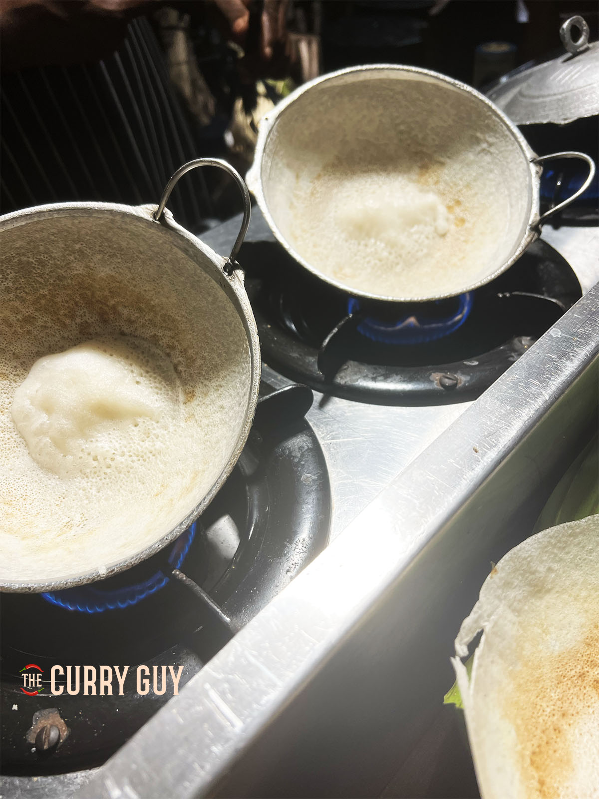 The hopper after cooking for 4 minutes.