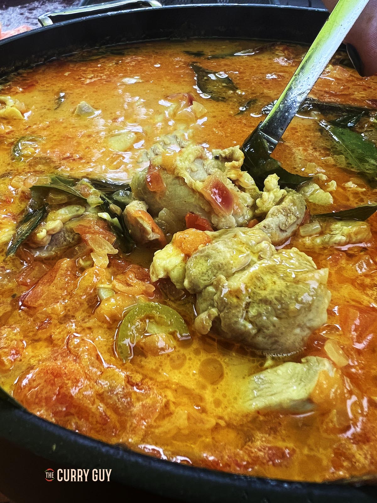 Adding salt and pepper to taste.