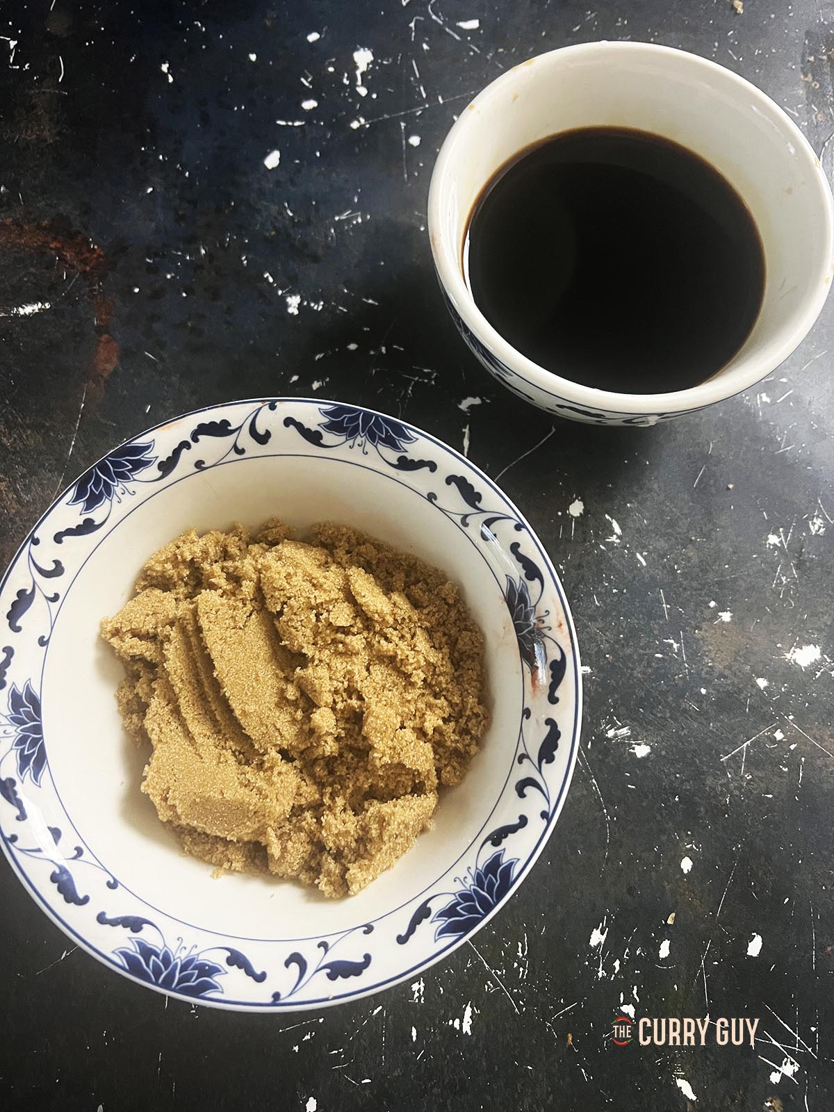 Ingredients for sweet soy sauce.