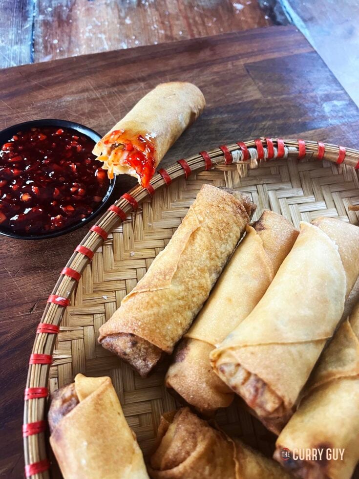 vegetable spring rolls