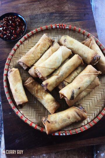 Vegetable spring rolls
