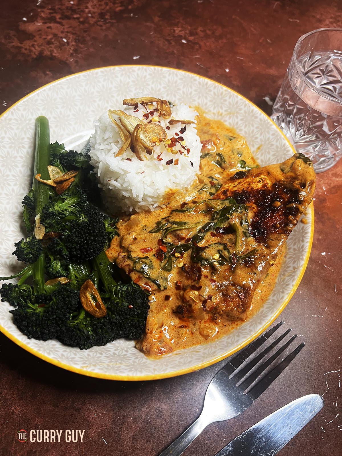 Marry Me Chicken served up on a plate 