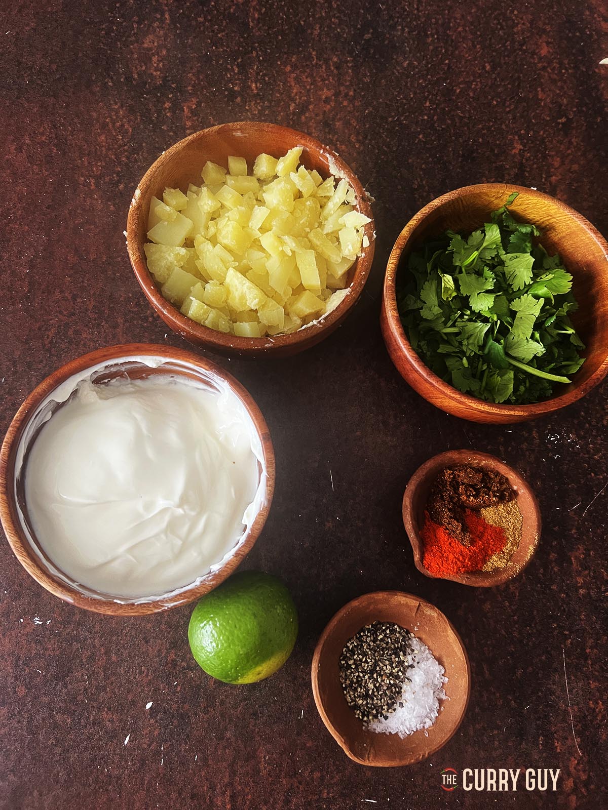 Ingredient for the raita.