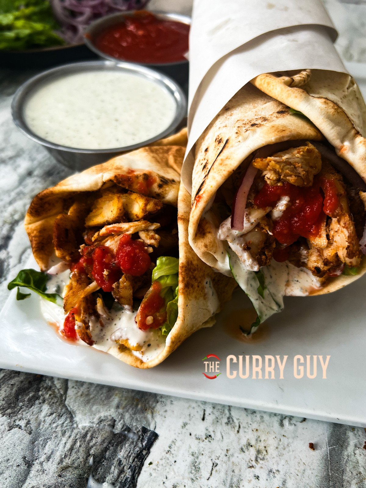 Air Fryer Chicken Shawarma 