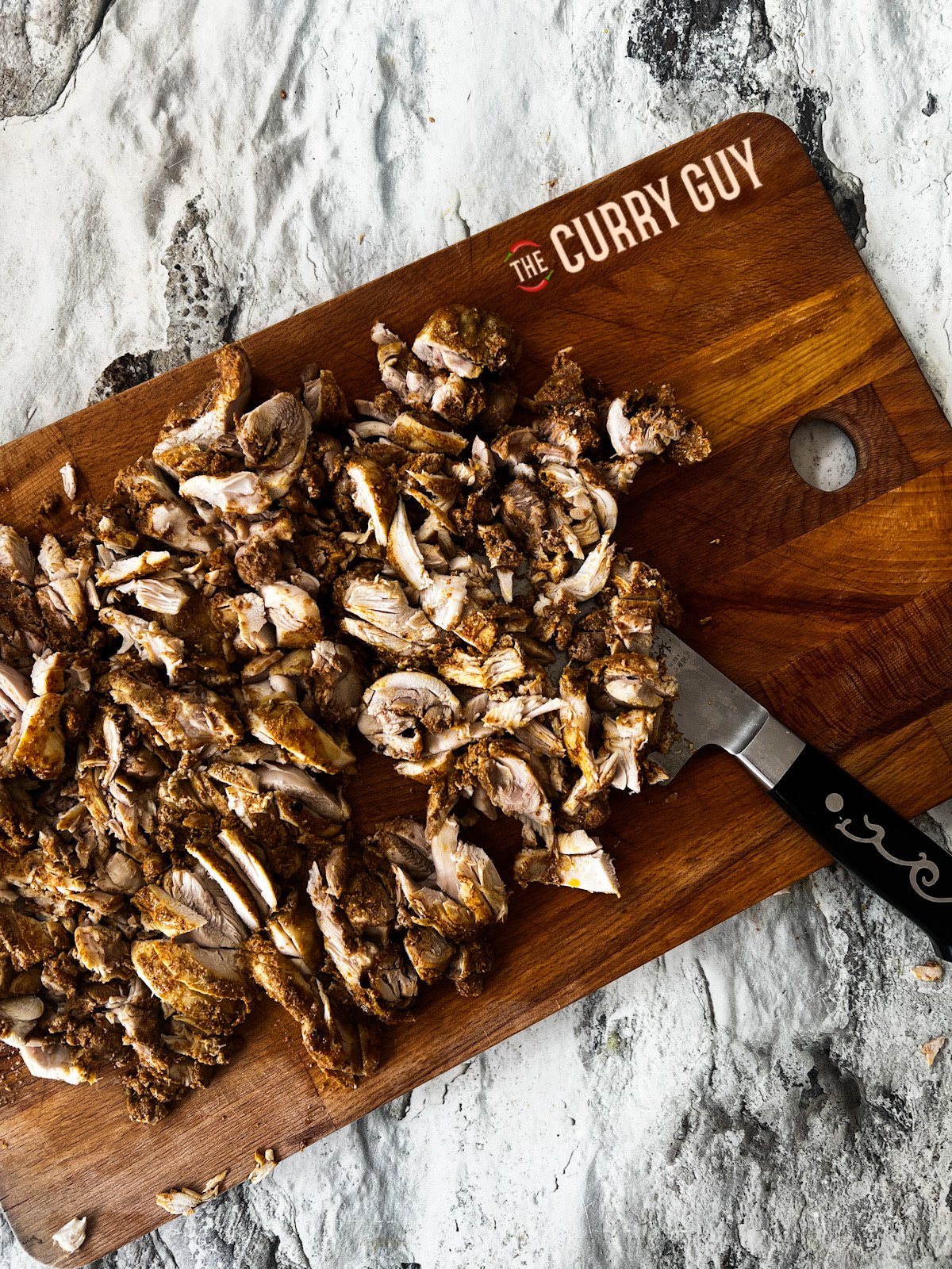 shredded chicken shawarma 