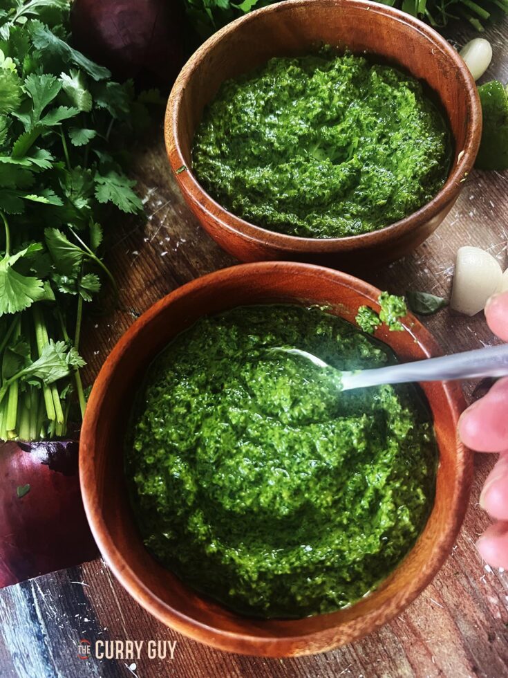 Asian chimichurri sauce