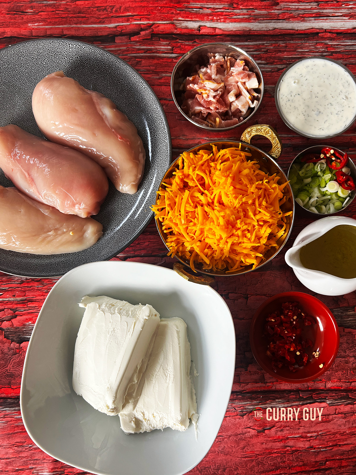 Ingredients for Crack Chicken Crock Pot