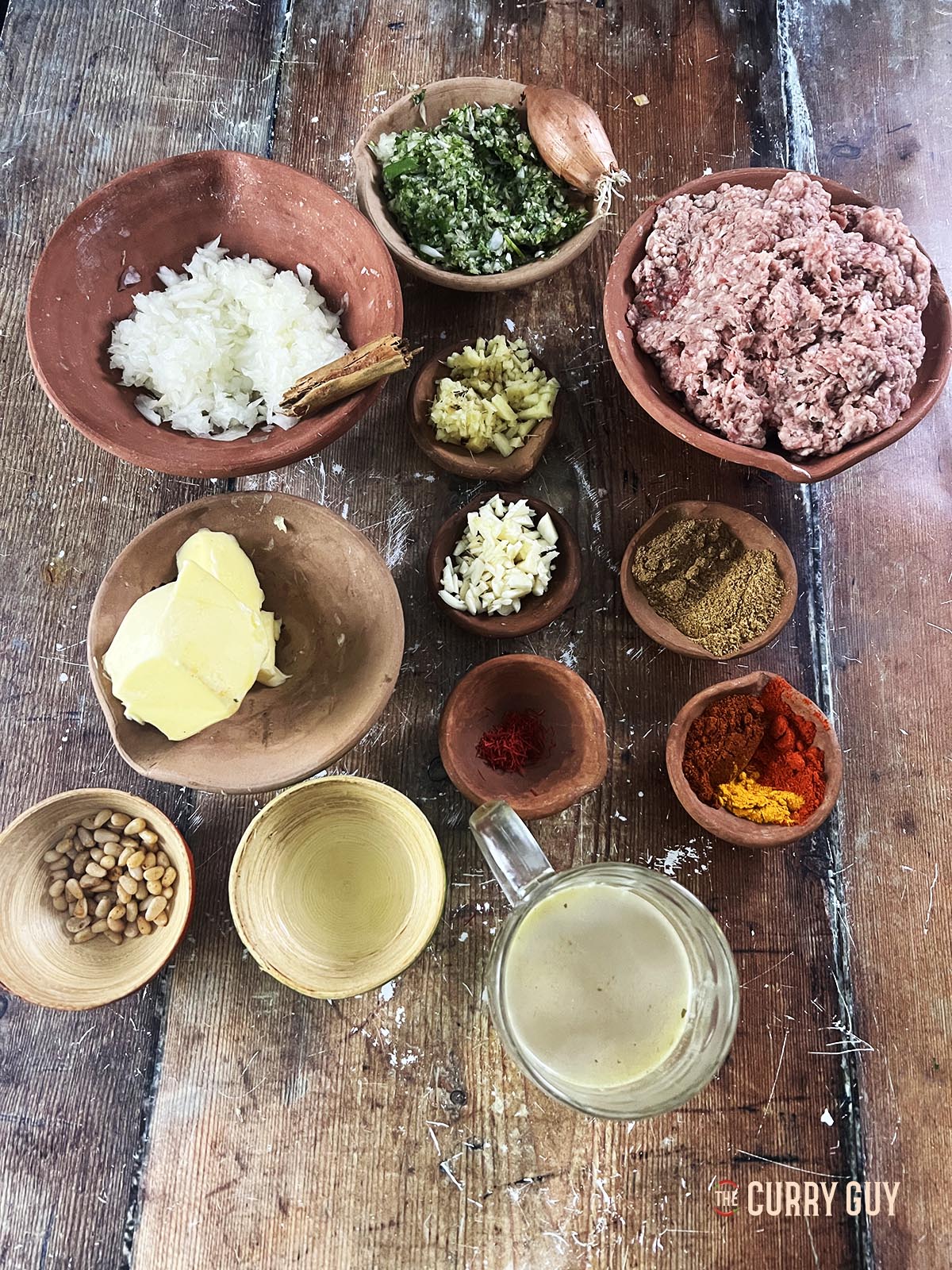 Ingredients for the recipe.