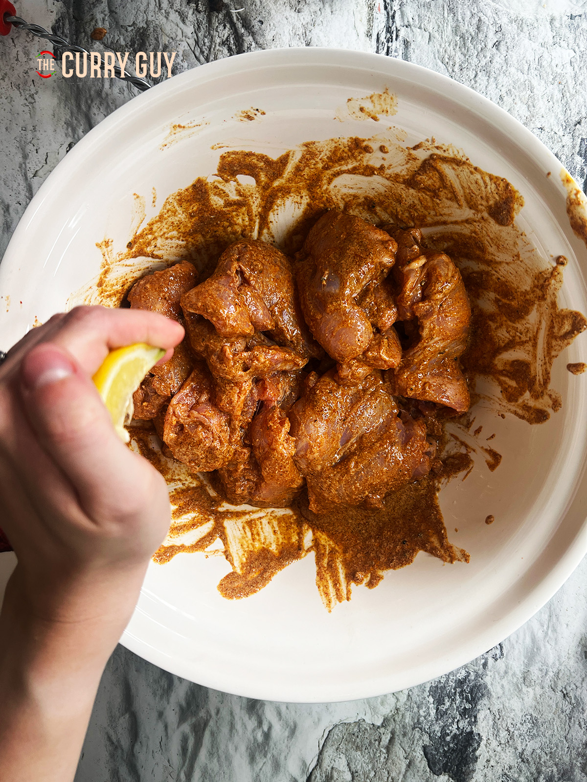 marinating chicken for the air fryer chicken shawarma