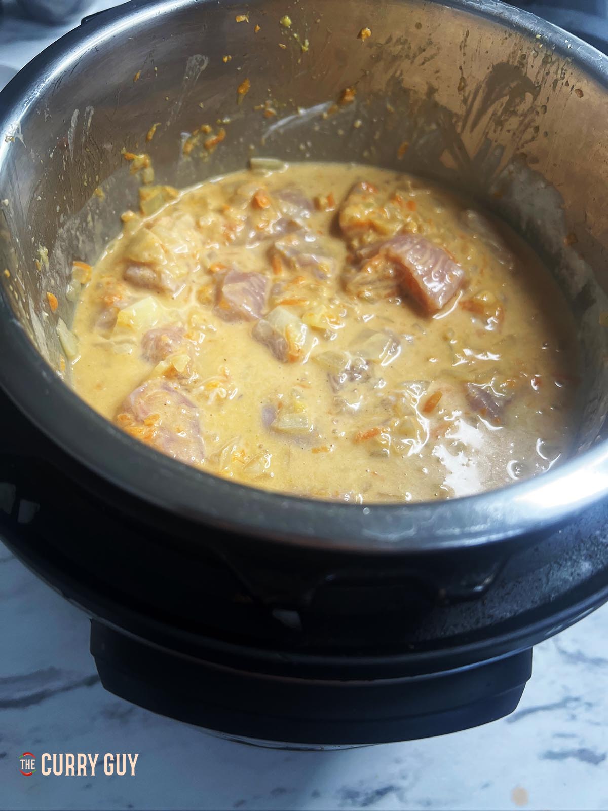 Finished dish before the slow cook