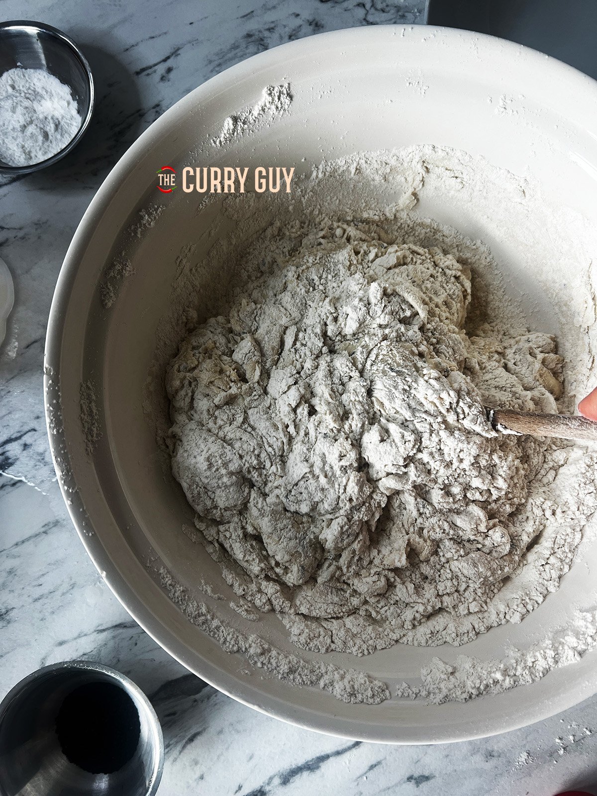 dry dough nearly ready