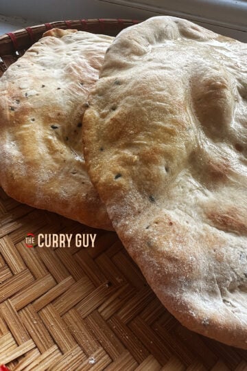 delicious Naan ready to serve