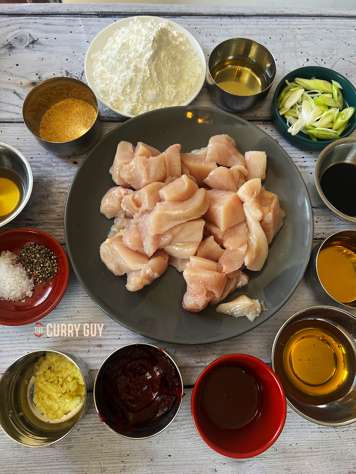 Ingredients for Air Fryer Korean Fried Chicken 