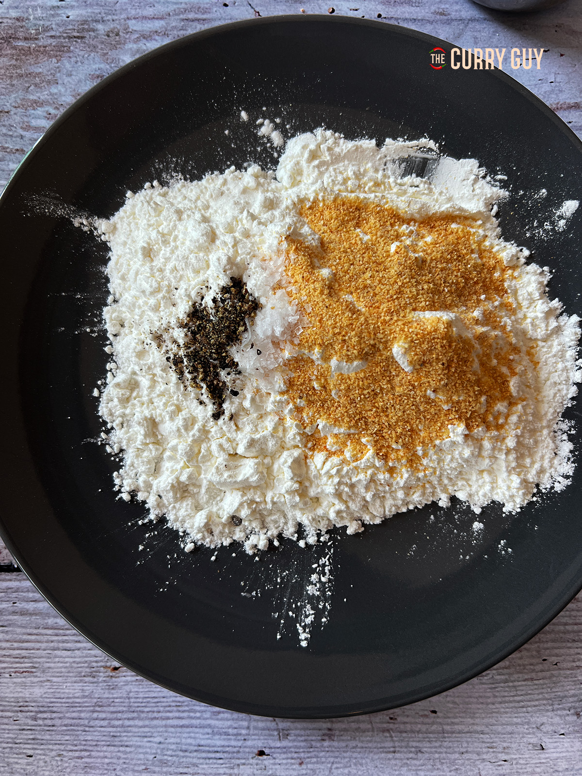 coating ingredients to make the chicken crispy