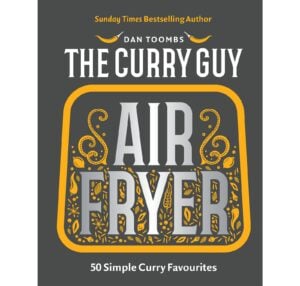 The Curry Guy Air Fryer cookbook cover.