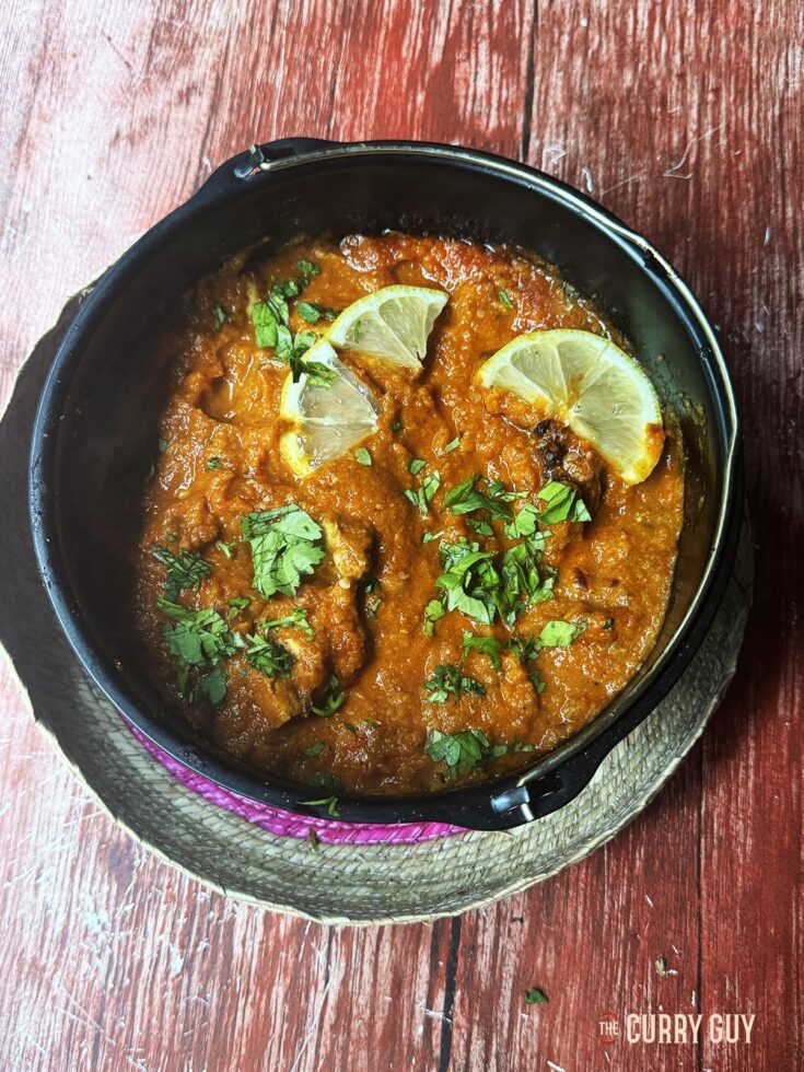 Air fryer chicken pathia