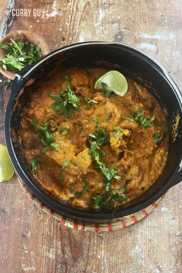 Air fryer lamb achari