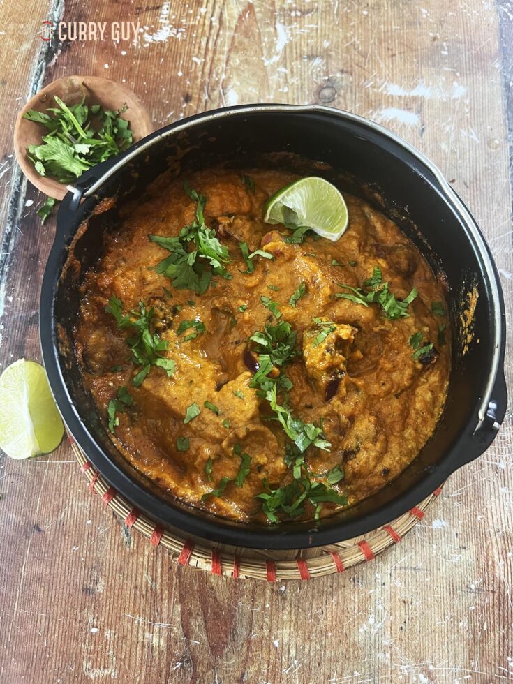 Air fryer lamb achari