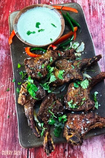 Air fryer lamb chops